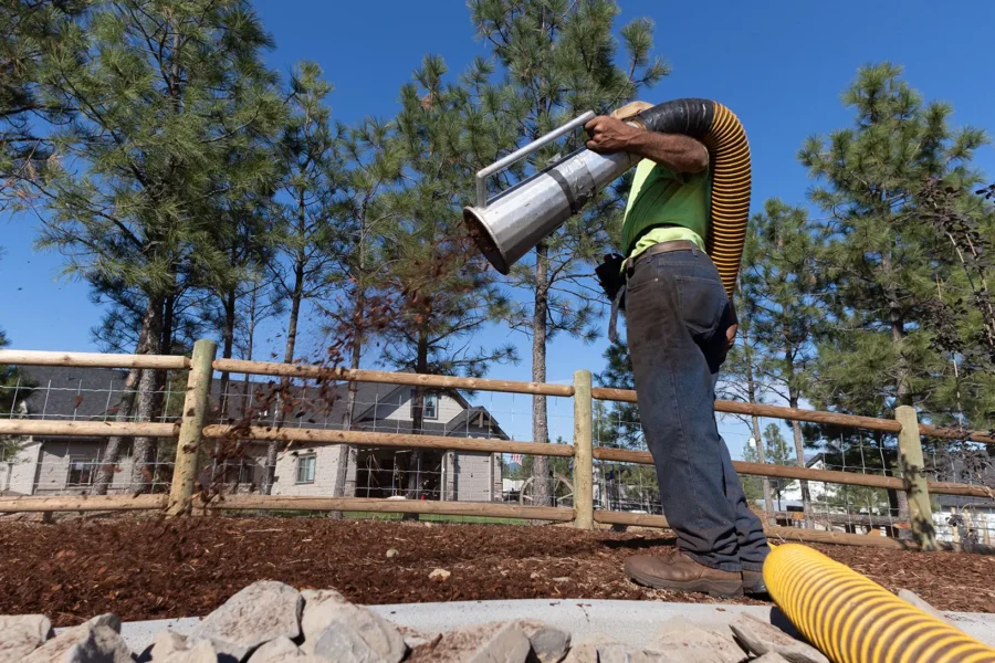 How to Cut Labor Costs by 30% Using a Commercial Bark Blower Service