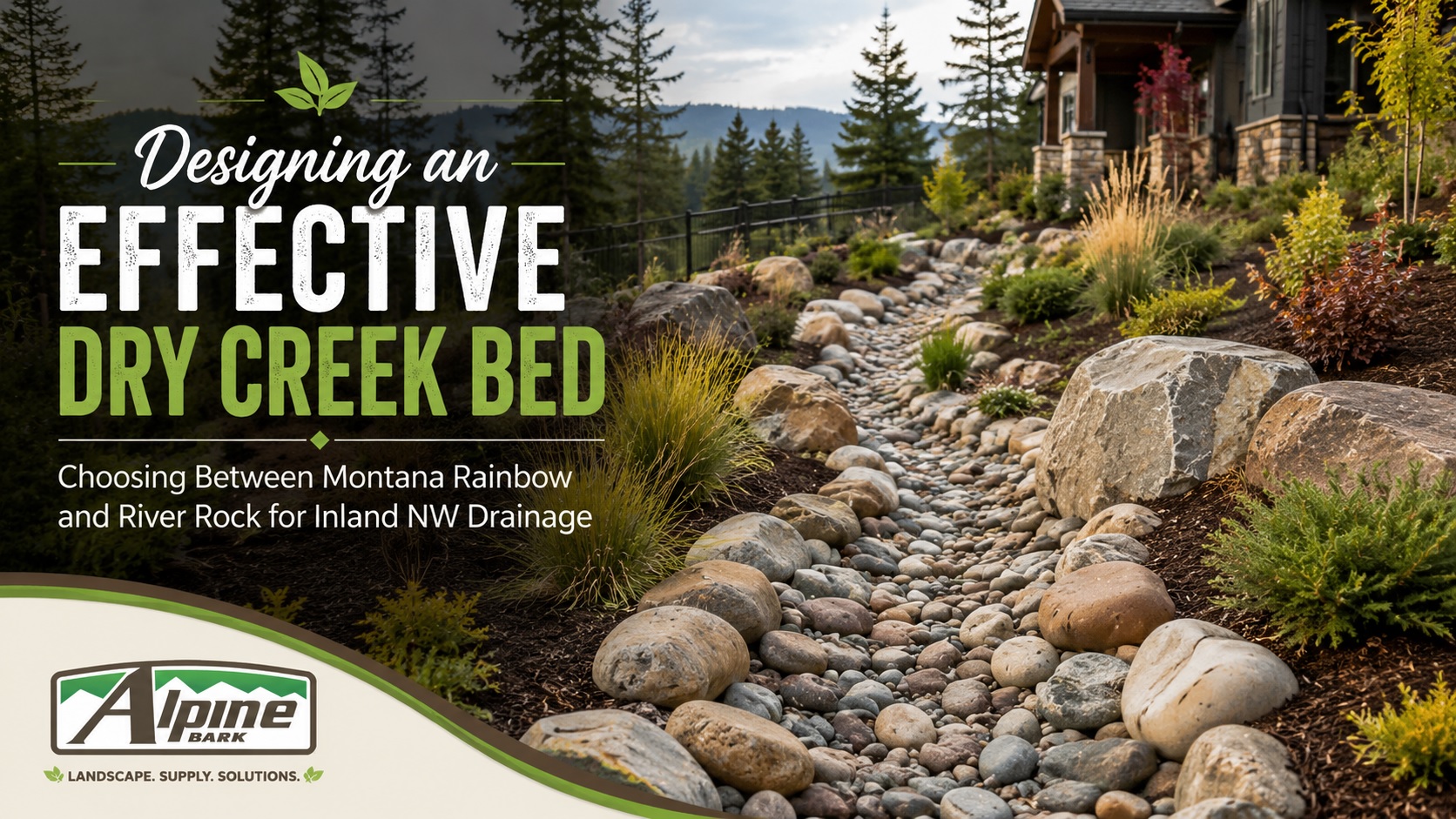 montana rainbow rock for inland NW drainage