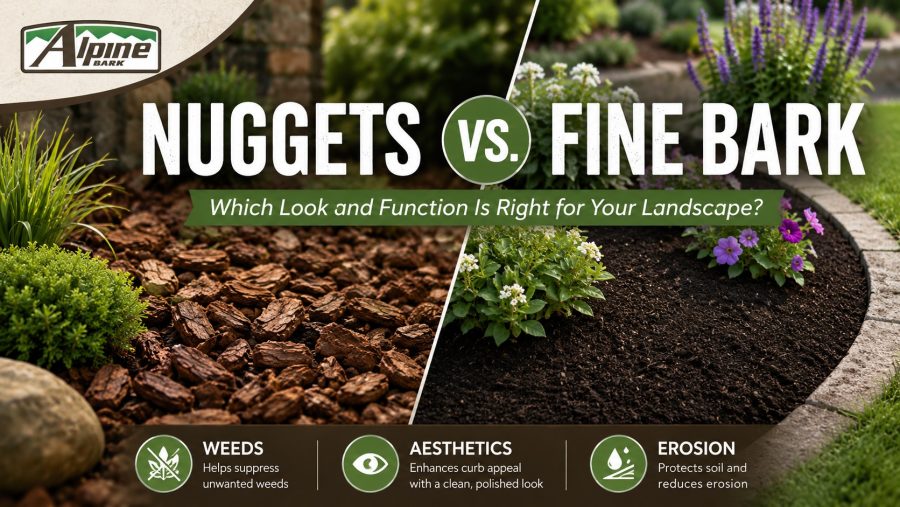 Nuggets vs. Fine Bark: Which Look and Function Is Right for Your Landscape?