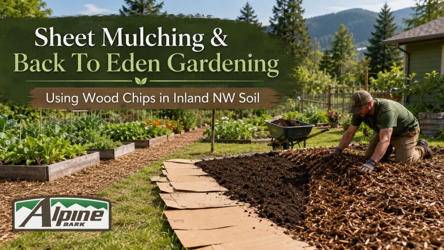 Sheet Mulching and Back to Eden Gardening With Wood Chips in Inland Northwest Soil